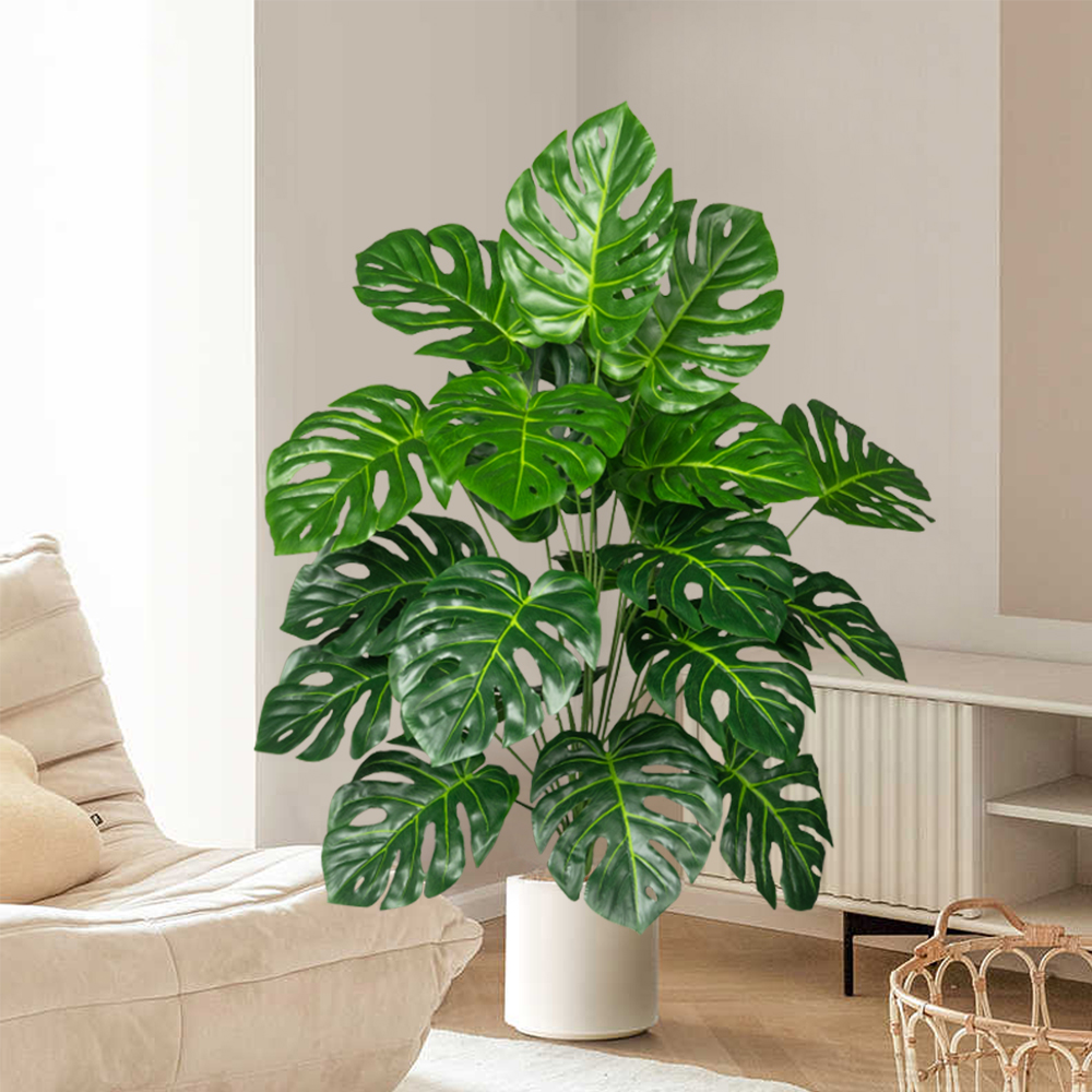 70-100 ซม.ประดิษฐ์ Monstera Tr - Dracaena Marginata บทวิจารณ์และราคา